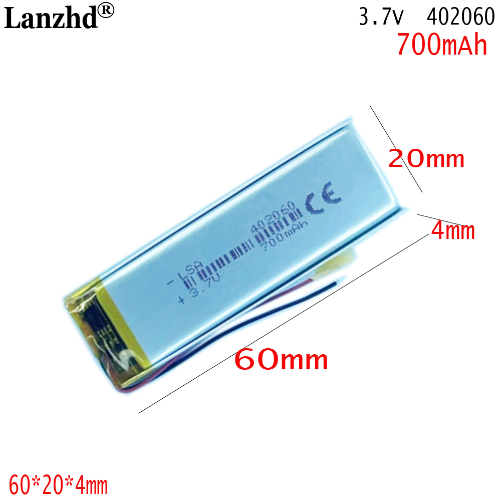 Smartwatch Headset - 1-12pcs 3.7V 500mAh Lipo Polymer Lithium
