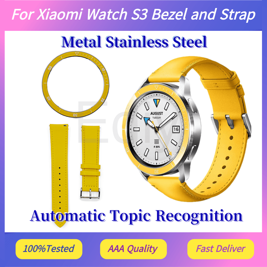 Xiaomi Smartwatch S3 Accessories - For Xiaomi Watch S3 Bezel and