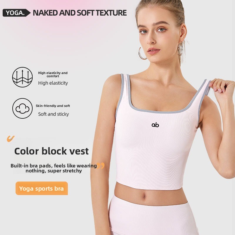 Rugged Sport Strap - Women Summer Ribbed Yoga Tank Top