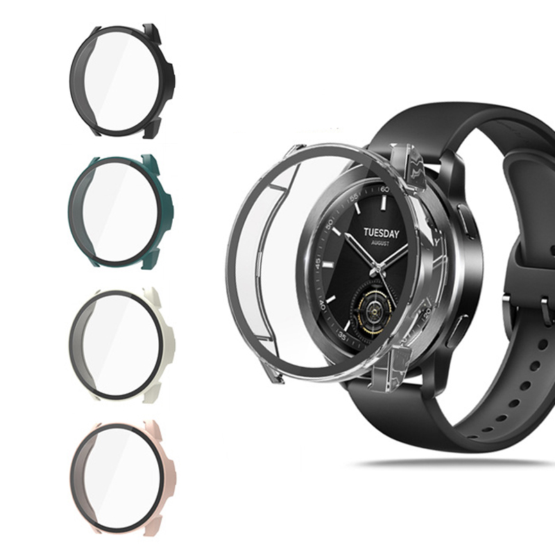 Hard Edge Shell Glass Screen P - Xiaomi Smartwatch S3 Accessories 评论和价格