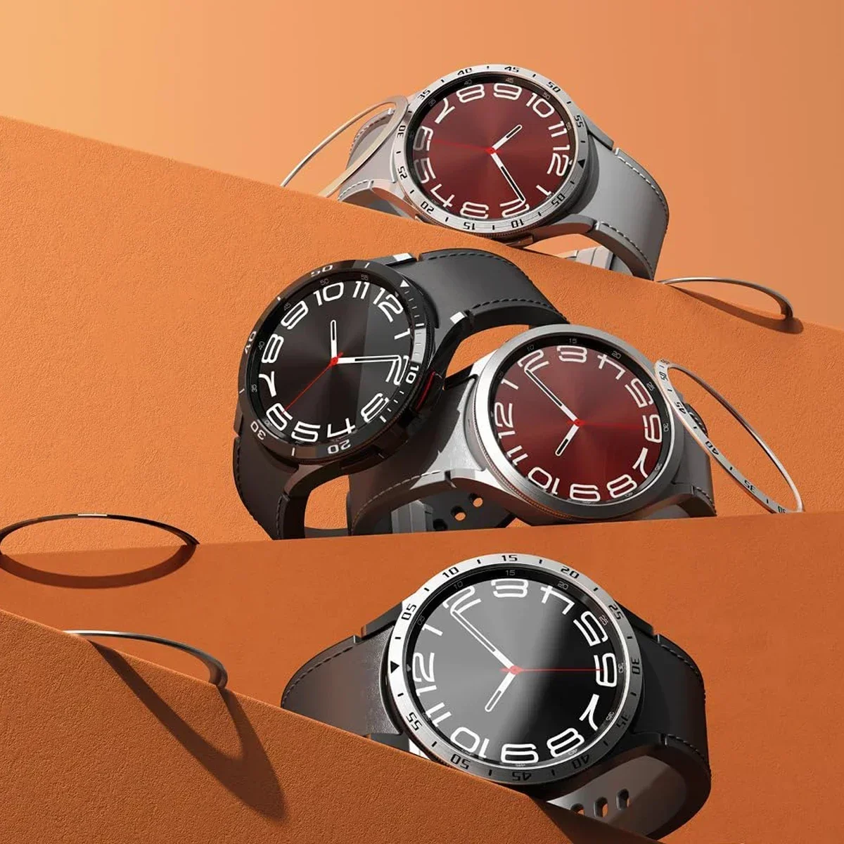 HOT Metal Bezel Ring For Samsu - Smartwatch Band Accessories 评论和价格