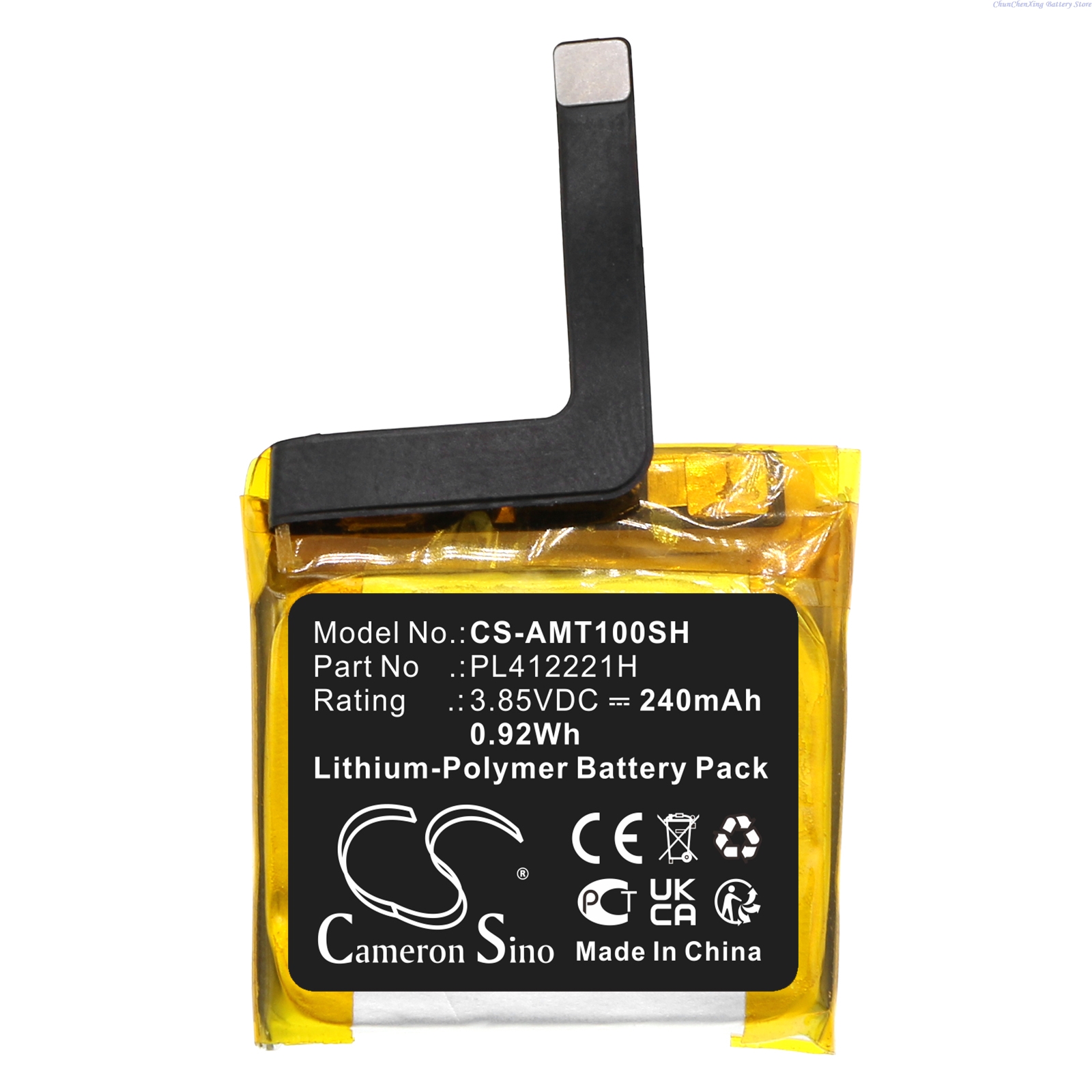 Cameron Sino 3.85V 240mAh Repl - Smartwatch A1914 评论和价格