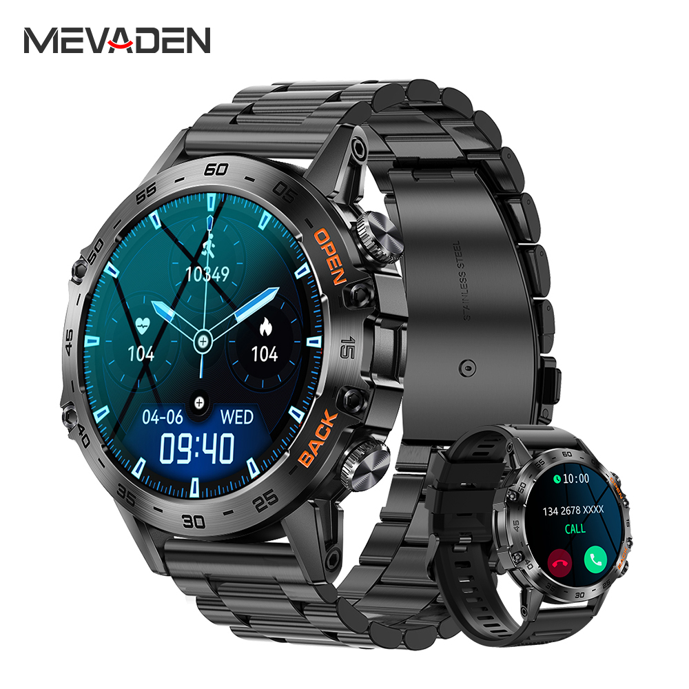 MEVADEN Steel 1.39 inch Men Lu - Smartwatch Store 评论和价格