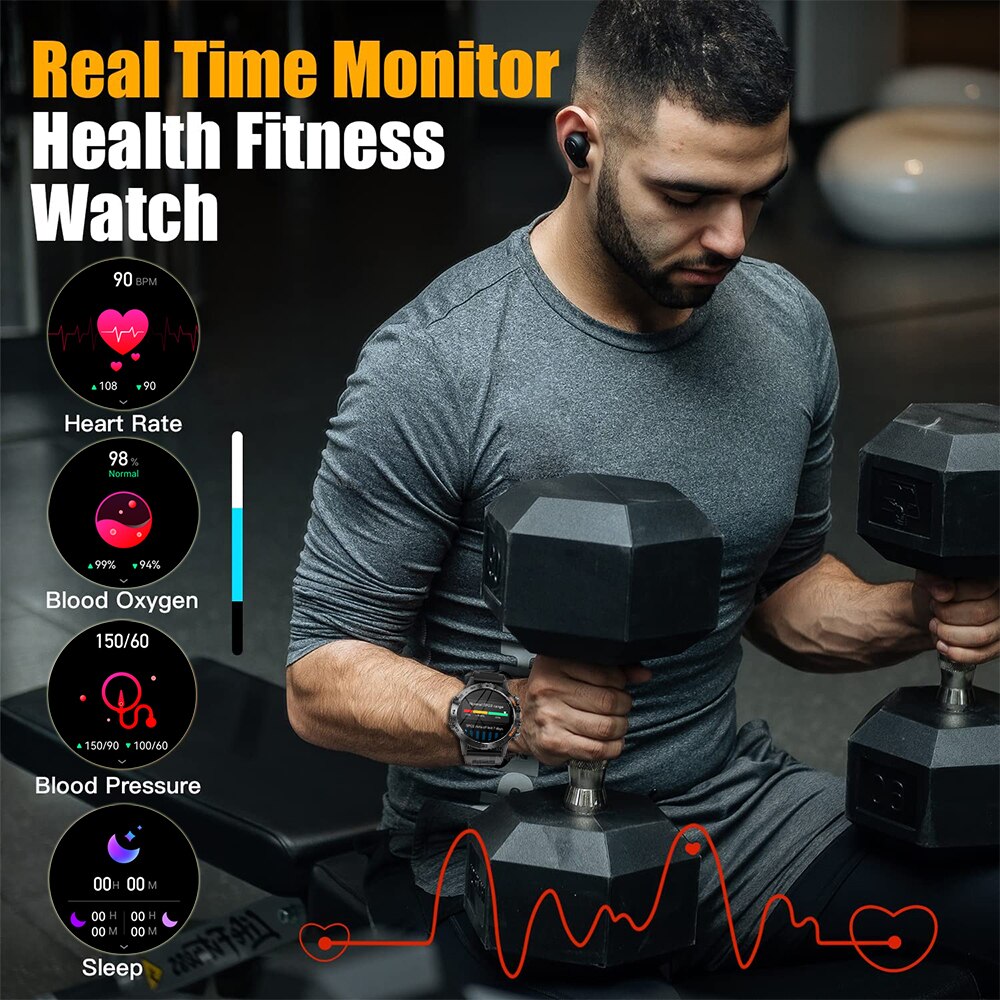 MEVADEN Steel 1.39 inch Men Lu - Smartwatch Store 评论和价格
