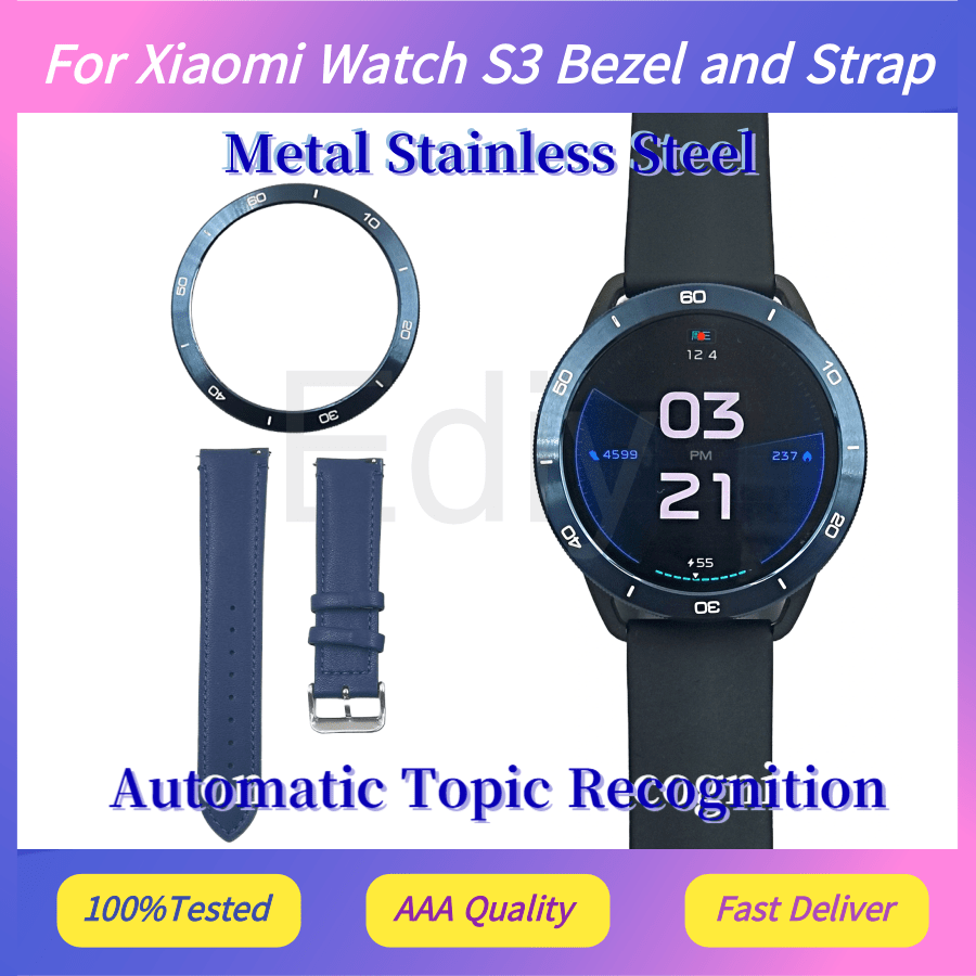 For Xiaomi Watch S3 Bezel and  - Xiaomi Smartwatch S3 Accessories 评论和价格