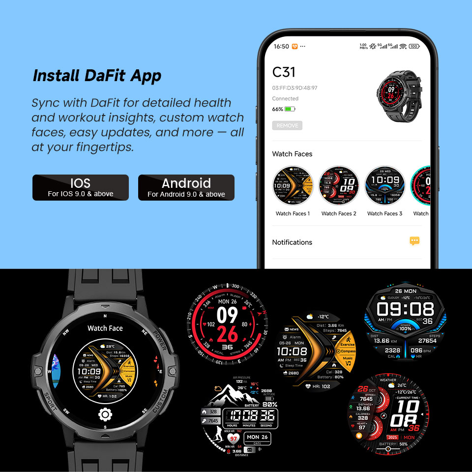 2026 NEW GPS Smart Watch 1.46' - Smartwatch X 评论和价格