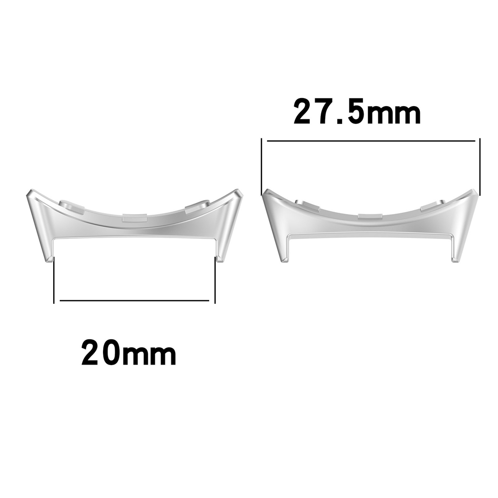 2PCS 20mm Metal Connector for  - Smartwatch Band Accessories 评论和价格
