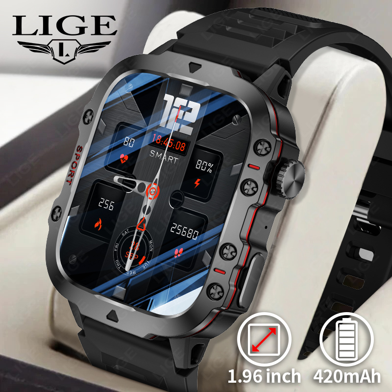 LIGE Outdoor Smart Watch Men 2 - Xiaomi Smartwatch Accessories 评论和价格