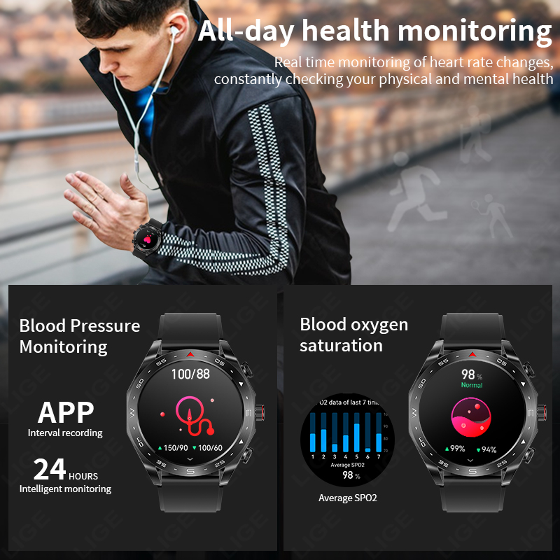 LIGE TWS 2‑in‑1 Smart Watch wi - Smartwatch Headset 评论和价格
