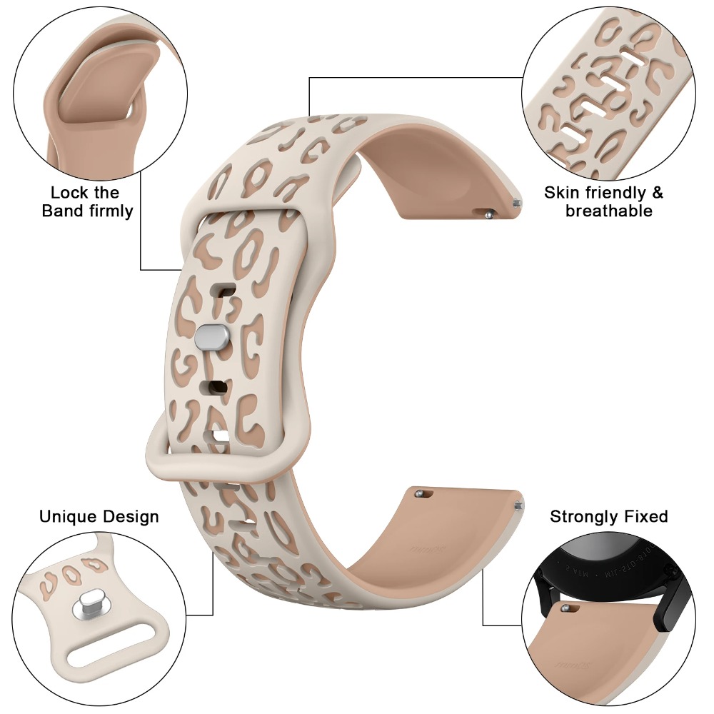 Silicone Leopard Strap For Xia - Xiaomi Smartwatch S3 Accessories 评论和价格