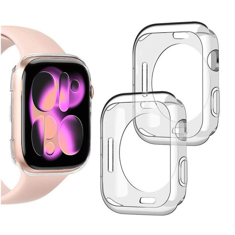 Silicone Case For Apple Watch  - Smartwatch Band Accessories 评论和价格