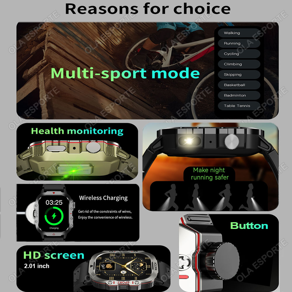2026 New Military Smart Watch  - Smartwatch Store 评论和价格