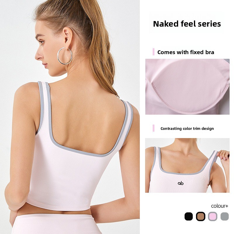 Women Summer Ribbed Yoga Tank  - Rugged Sport Strap 评论和价格
