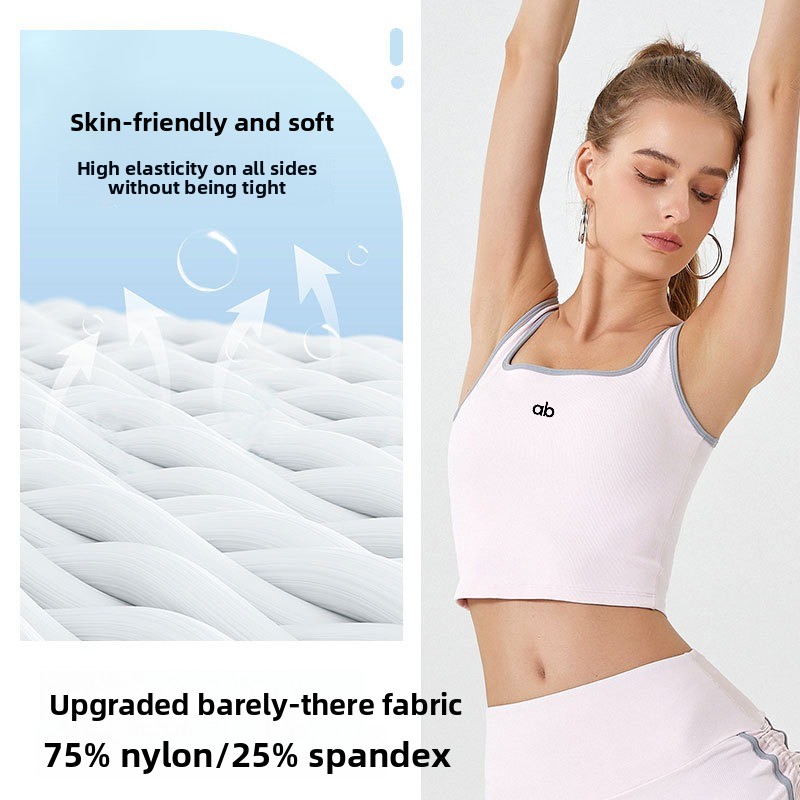 Women Summer Ribbed Yoga Tank  - Rugged Sport Strap 评论和价格