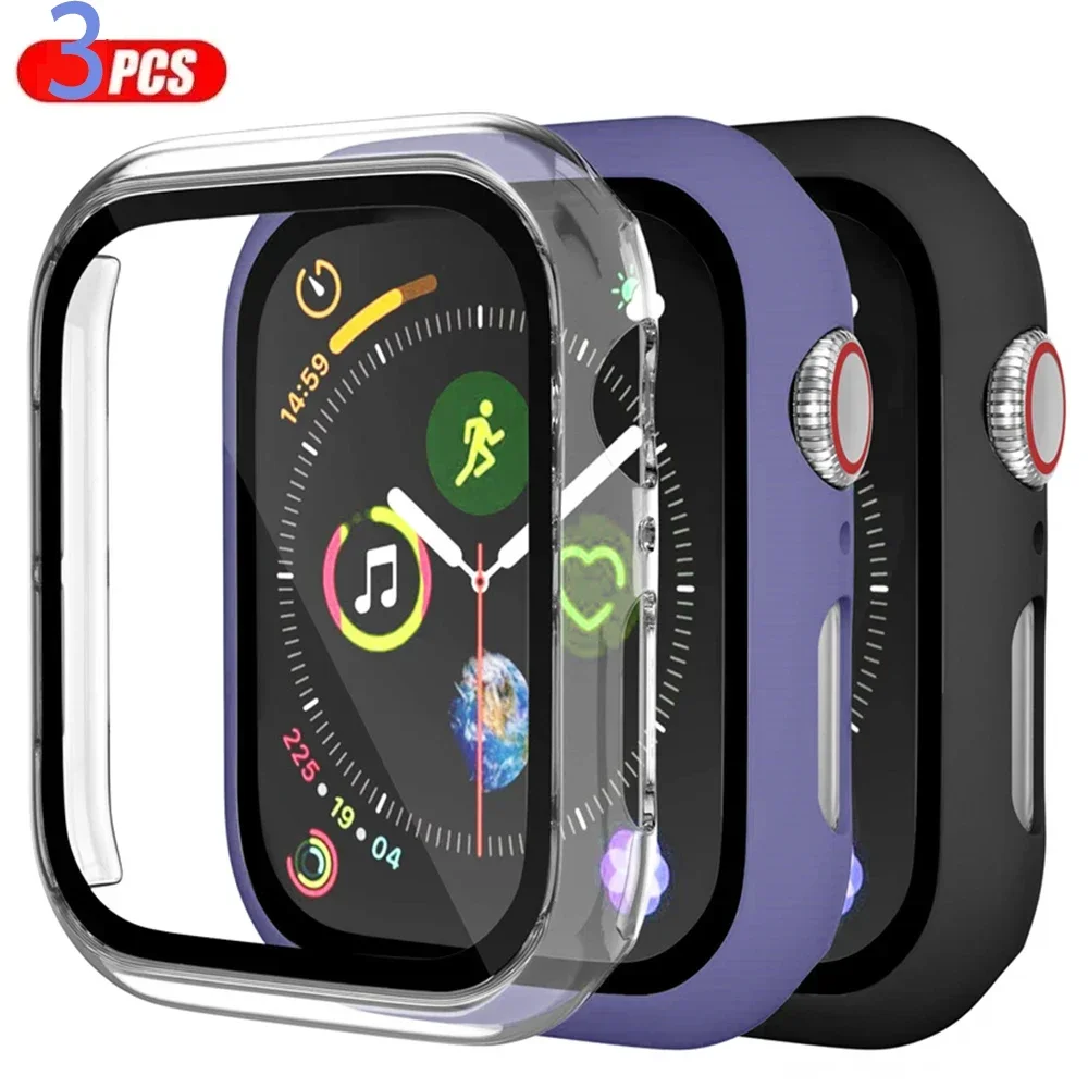 3pack Glass+cover For Apple Wa - Smartwatch Band Accessories 评论和价格