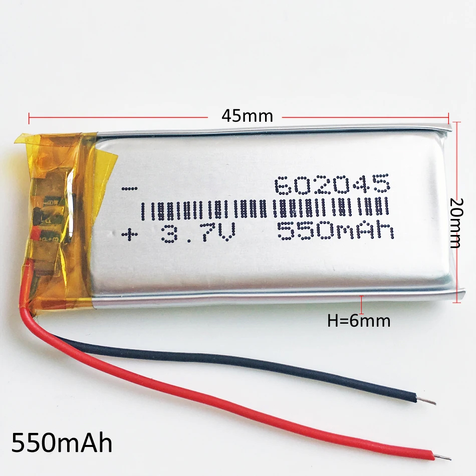 Lot 10 PCS 3.7V 550mAh Lipo Re - Smartwatch Headset 评论和价格