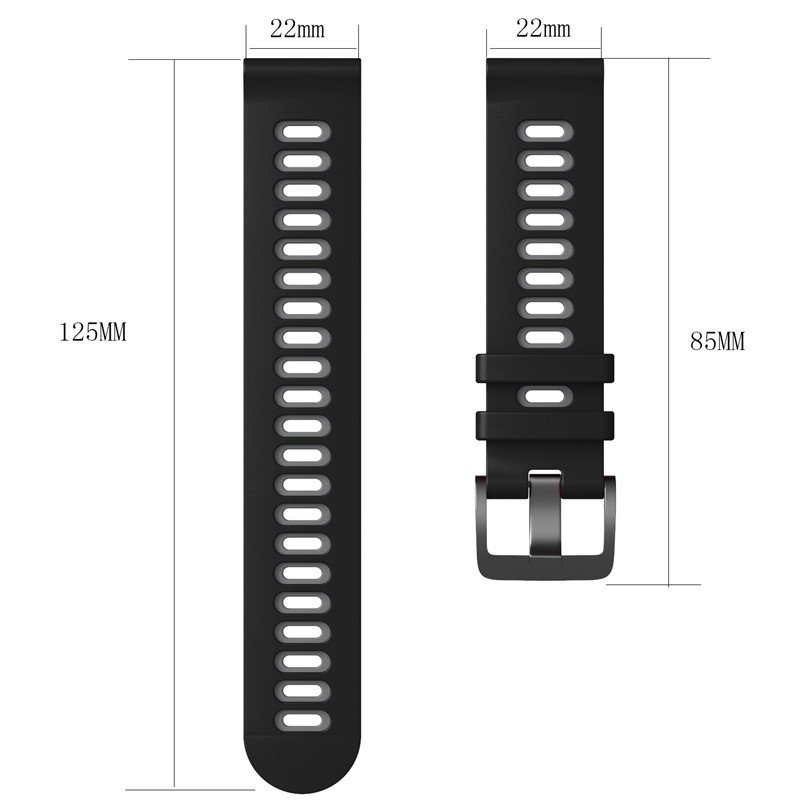 22mm Two-Tone Sports Strap For - Xiaomi Smartwatch S3 Accessories 评论和价格