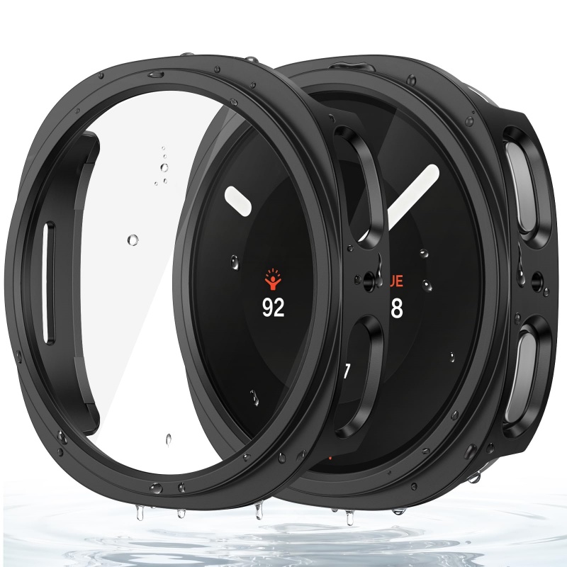 Tempered Glass+Case for Samsun - Smartwatch Band Accessories 评论和价格
